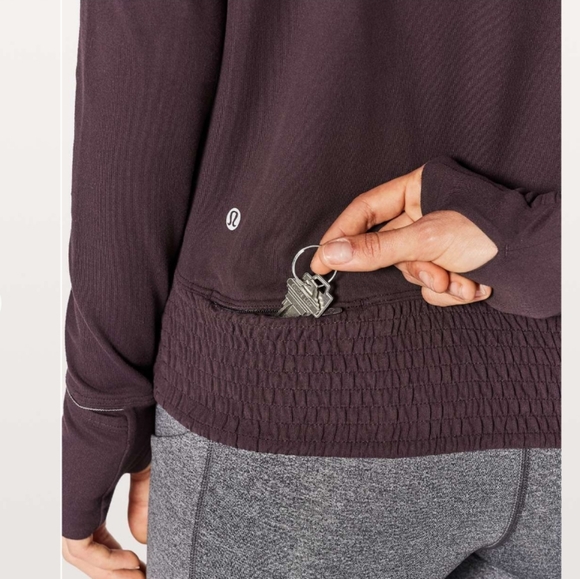 Lululemon Lead The Pack HoodieBlack Cherry - Picture 4 of 8